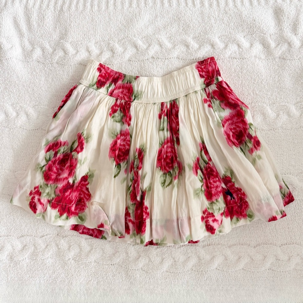 Vintage Abercrombie Rosebud Mini Skirt